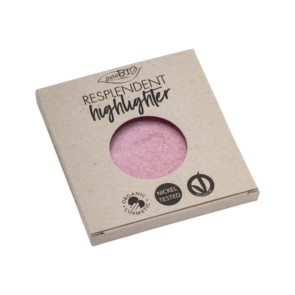 Illuminante bio Resplendent n. 02 Rosa refill di PuroBio Cosmetics